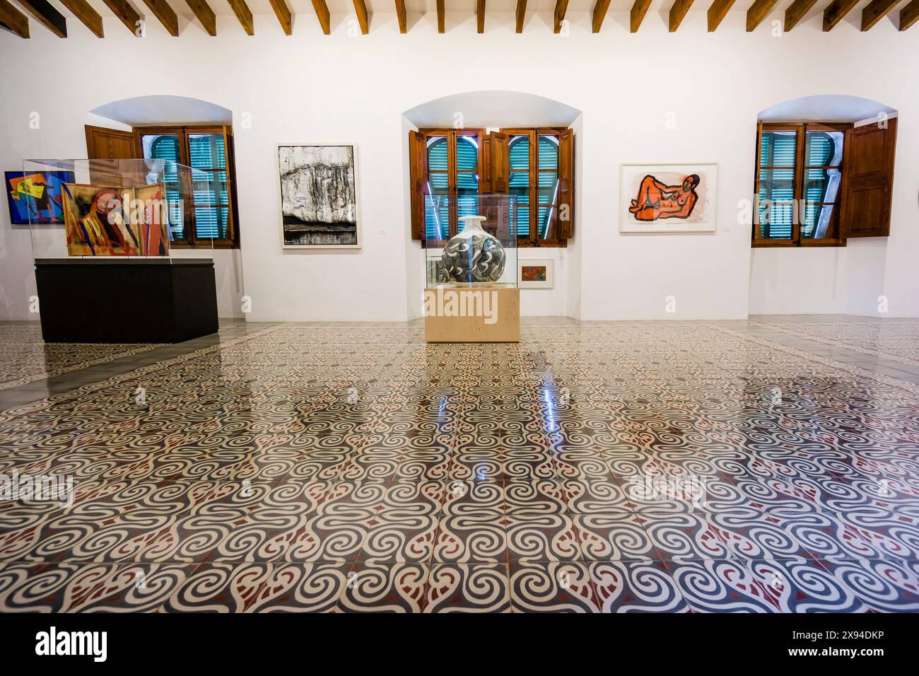 Edificio in stile modernista di CAN Prunera, XX secolo, Soller, Sierra de Tramuntana, Maiorca, isole Baleari, Spagna Foto Stock