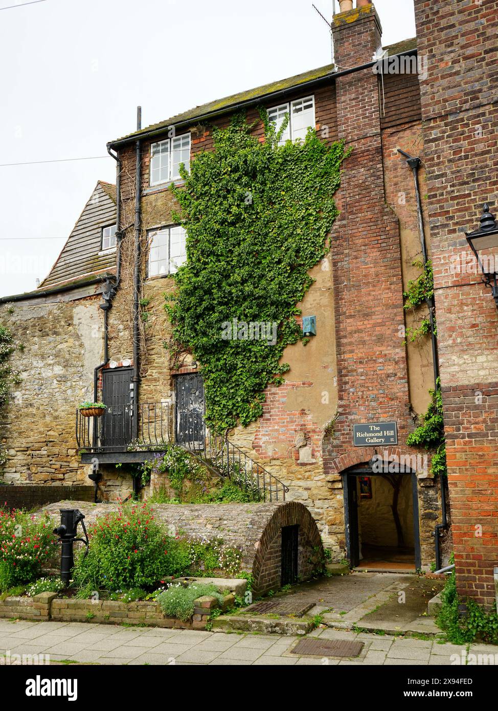 Vista esterna dell'edificio della galleria di Richmond Hill. Foto Stock