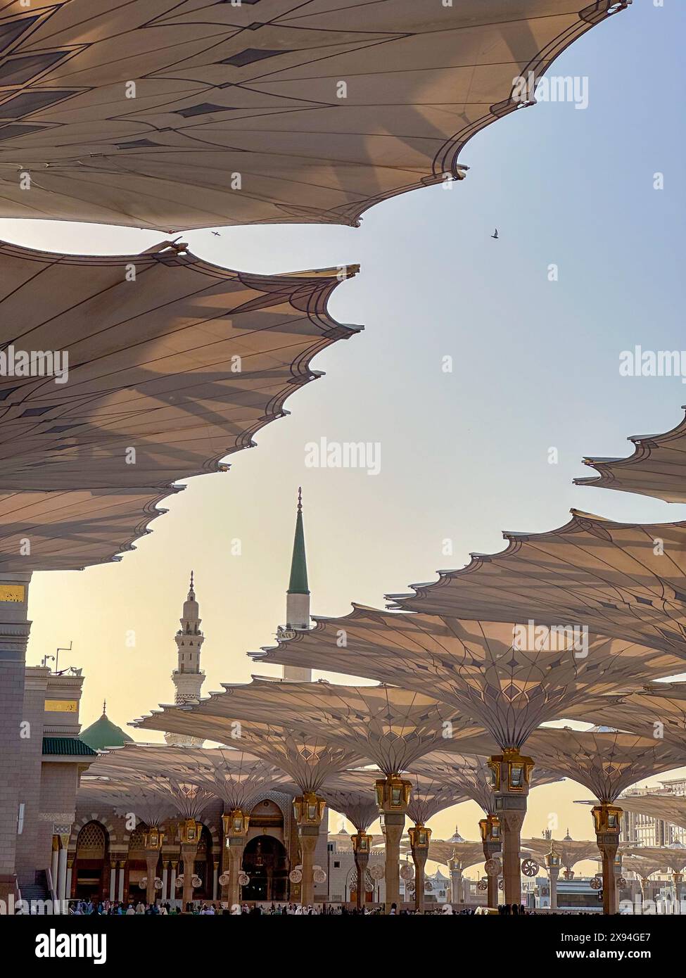 Al Madinah al Munawwarah luogo sacro islamico in Arabia Saudita Foto Stock