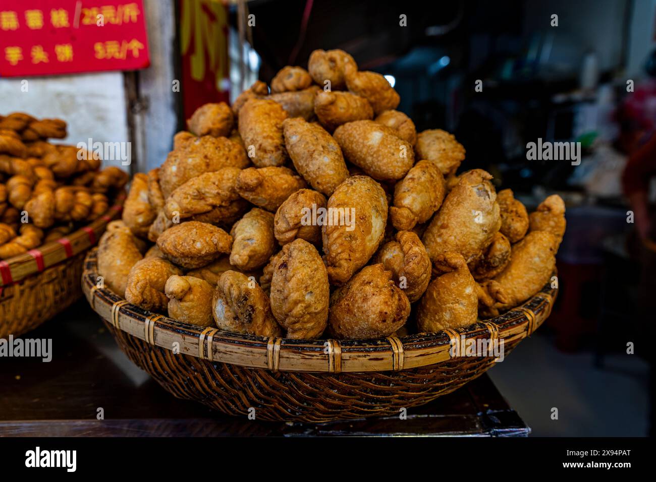 Cibo locale Fujian, Quanzhou, Fujian, Cina, Asia Foto Stock