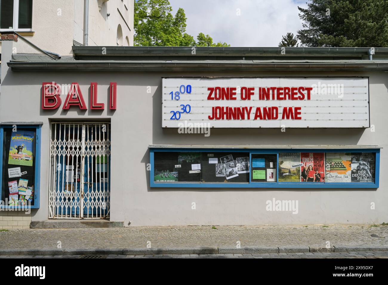 Bali Cinema, Teltower Damm, Zehlendorf, quartiere Steglitz-Zehlendorf, Berlino, Germania, Bali-Kino, Teltower Damm, Zehlendorf, Bezirk Steglitz-Zehlendor Foto Stock