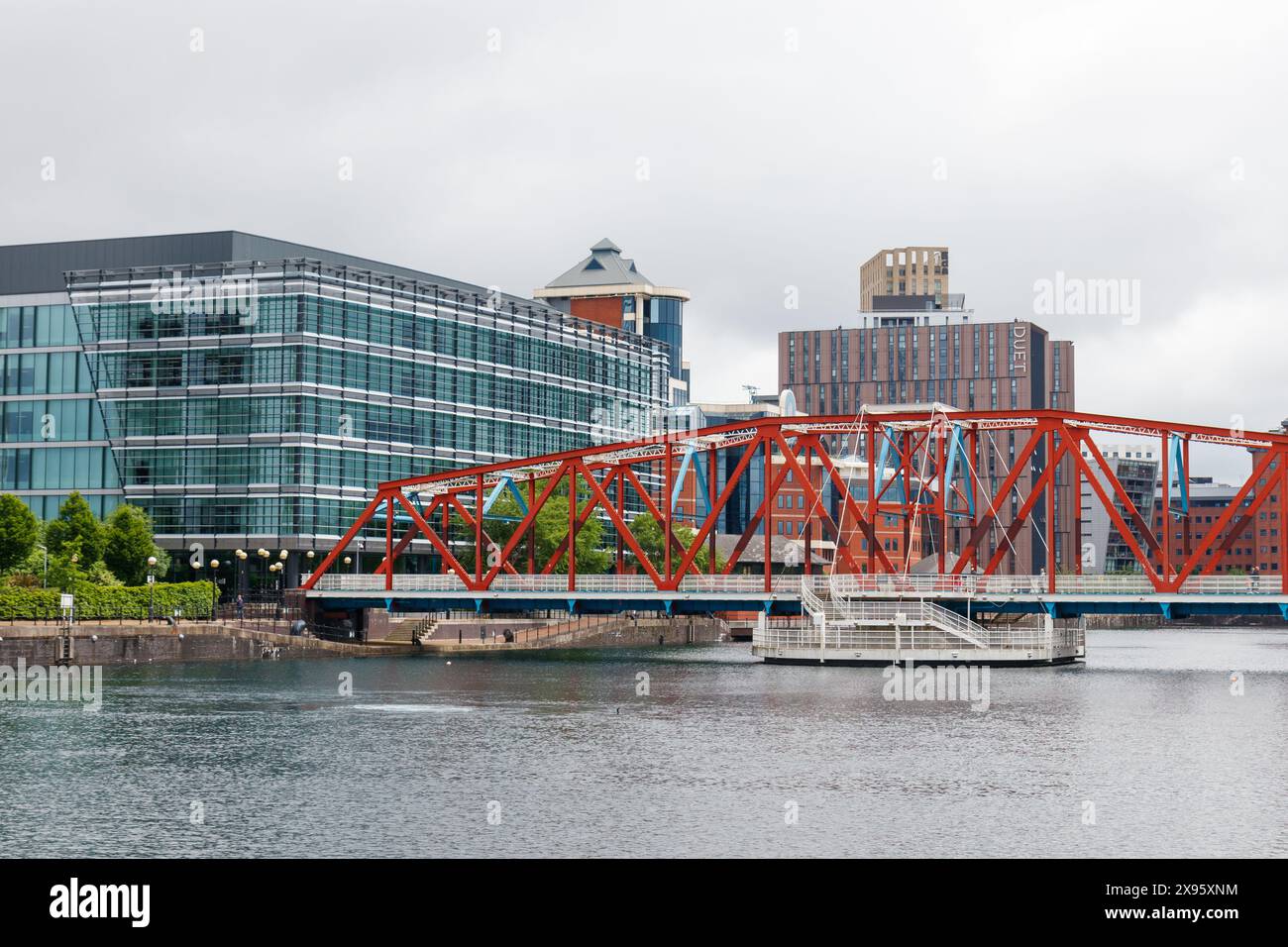 Salford Quays Foto Stock