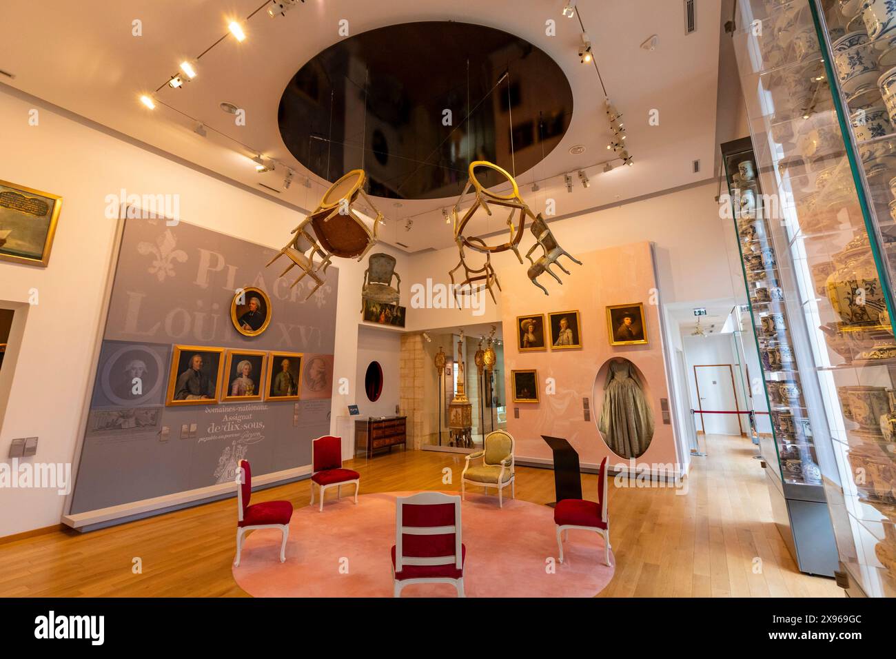 Museo d'arte e storia barone Gerard, Bayeux, Normandia, Francia, Europa nordoccidentale Foto Stock