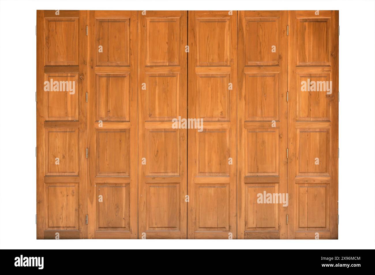 Porta sfondo in legno vuoto per il design. Foto Stock