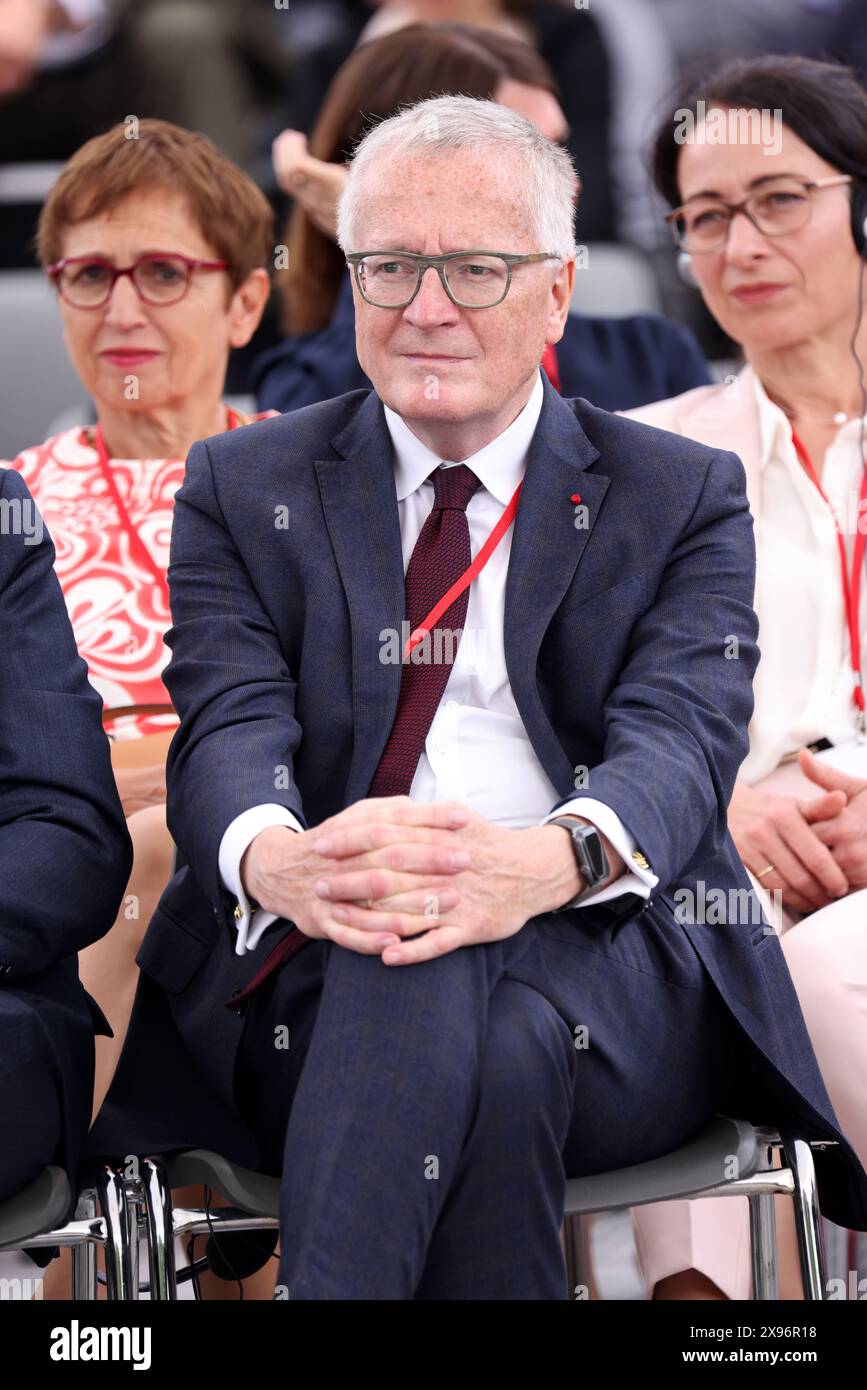 Stephan Steinlein, Ambasciatore della Repubblica Federale di Germania in Francia e nel Principato di Monaco partecipano al Festival della democrazia (Demokratiefest Foto Stock