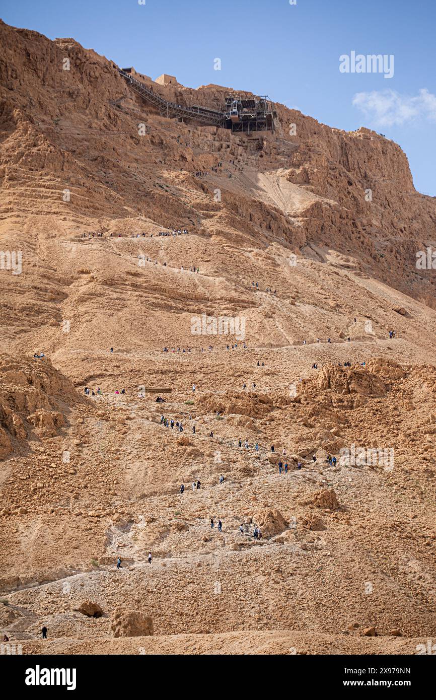 Masada National Park, Israele Foto Stock