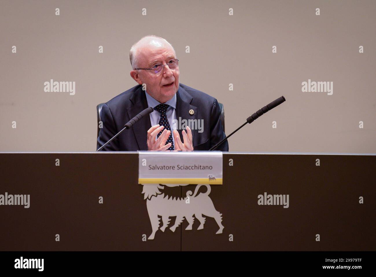 Roma, Italia. 29 maggio 2024. Il Presidente dell'ICAO (International Civil Aviation Organization) Salvatore Sciacchitano ICAO (International Civil Aviation Organization) Presidente Salvatore Sciacchitano credito: Independent Photo Agency/Alamy Live News Foto Stock