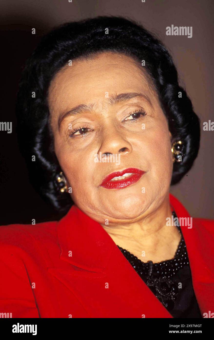 17 AGOSTO 2005 - K4266JKEL .3-18-1996.GUN VIOLENCE PREVENTION WEEK PRESSER. CORETTA SCOTT, RE. JAMES M KELLY- 1996 (immagine di credito: © James M. Kelly/ZUMA Wire) SOLO PER USO EDITORIALE! Non per USO commerciale! Foto Stock