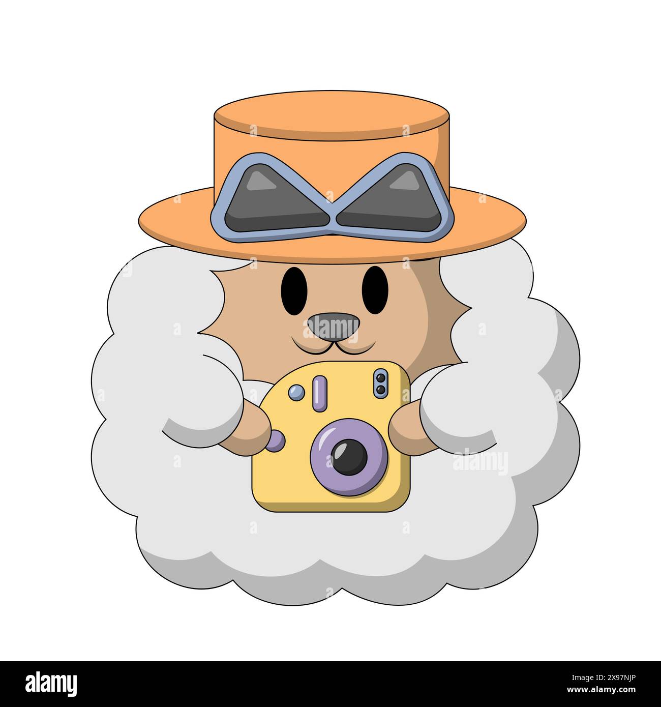 Per icone, web, cartoline, arredamento, imballaggio, stampe per cose, siti web, banner e cartoline, copertine e poster elemento individuale e così via Illustrazione Vettoriale