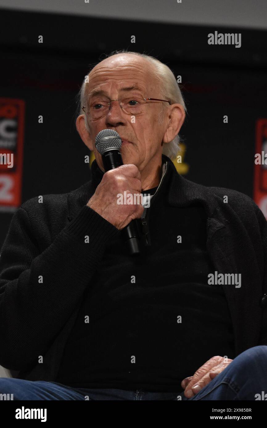 Riflettori puntati su Christopher Lloyd al Chicago Comic & Entertainment Expo 2024 (C2E2) al McCormick Place di Chicago, il, USA con: Christopher Lloyd dove: Chicago, Illinois, Stati Uniti quando: 27 Apr 2024 Credit: Adam Bielawski/WENN.com Foto Stock