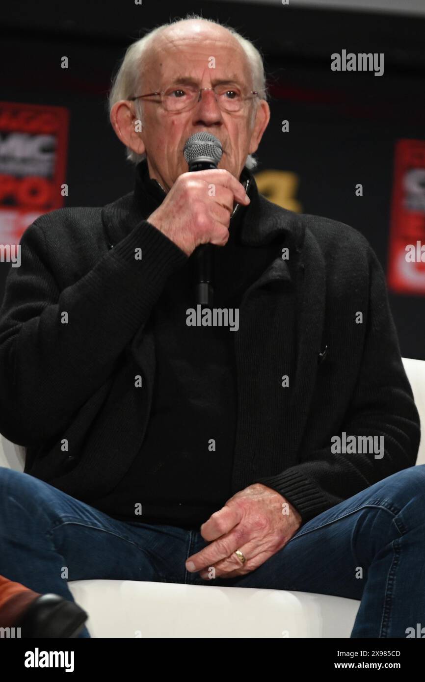 Riflettori puntati su Christopher Lloyd al Chicago Comic & Entertainment Expo 2024 (C2E2) al McCormick Place di Chicago, il, USA con: Christopher Lloyd dove: Chicago, Illinois, Stati Uniti quando: 27 Apr 2024 Credit: Adam Bielawski/WENN.com Foto Stock