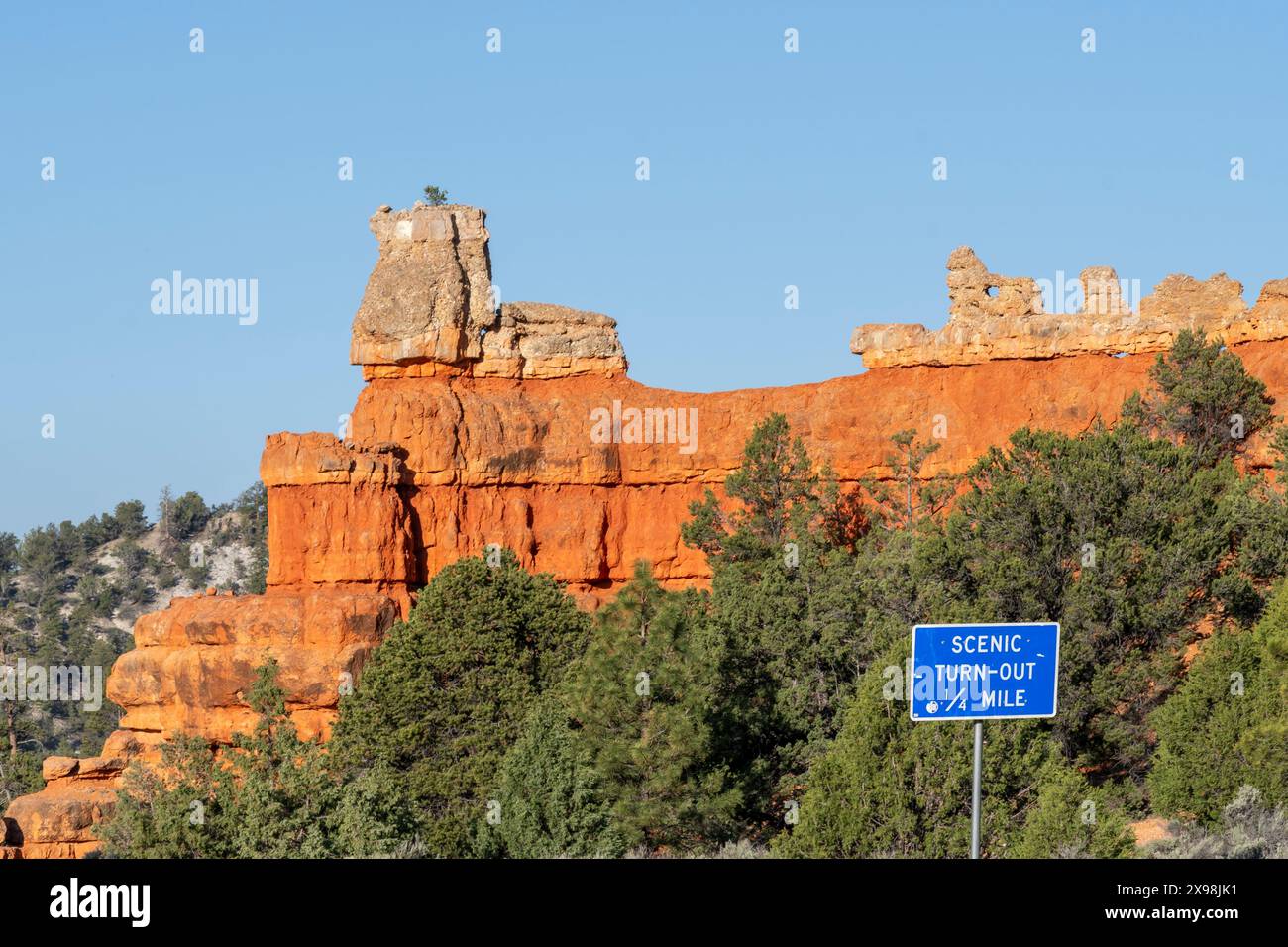 Parco Nazionale di Bryce Canyon nel sud dello Utah, Stati Uniti d'America Foto Stock