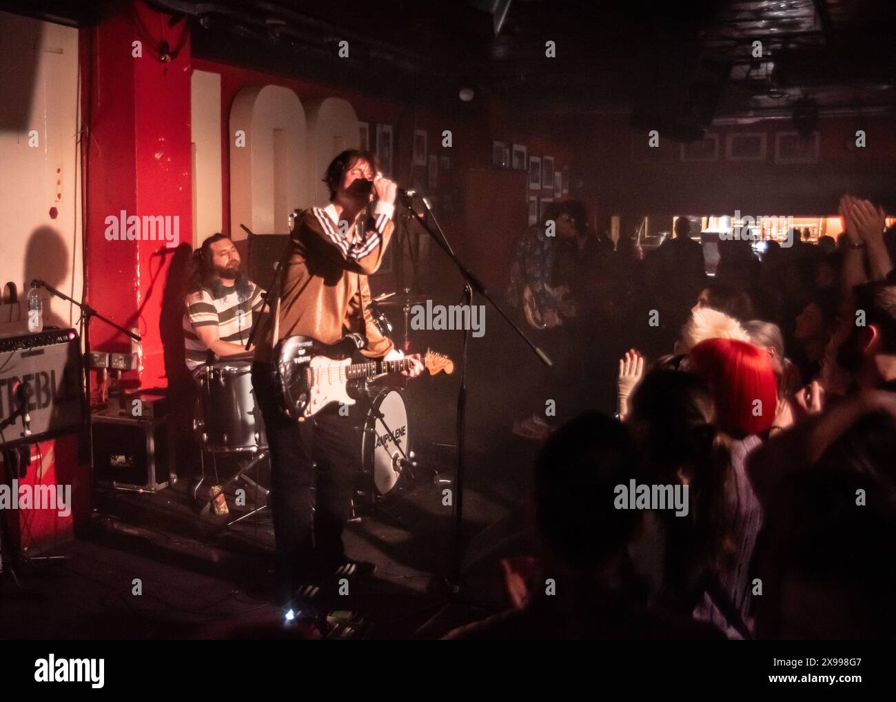 Londra, Regno Unito. 29 maggio 2024. Peter Doherty presenta Trampolene dalla sua etichetta musicale Strap Originals all'iconico 100 Club . Cristina Massei/Alamy notizie in diretta Foto Stock