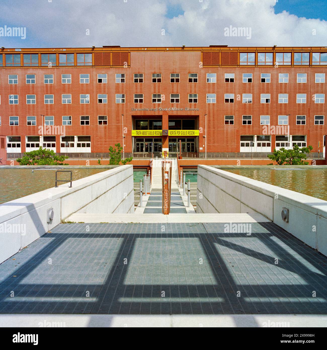 L'Italia, Lombardia, Milano, quartiere Bicocca, membro Università Bicocca dall architetto Gregotti & Associates Foto Stock