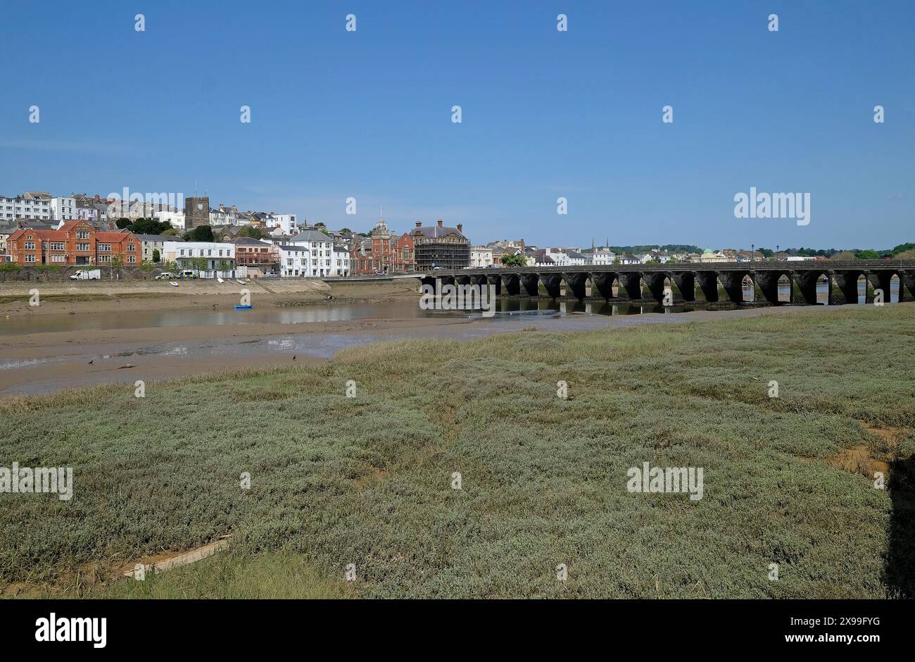 bideford, nel nord del devon, inghilterra Foto Stock