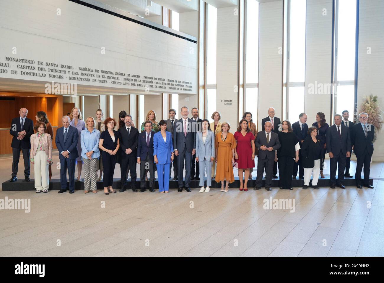 Madrid, Spagna. 30 maggio 2024. Il re spagnolo Felipe vi e la regina Letizia durante la riunione del Consiglio di amministrazione delle gallerie delle collezioni reali di Madrid. 30 maggio 2024 credito: CORDON PRESS/Alamy Live News Foto Stock