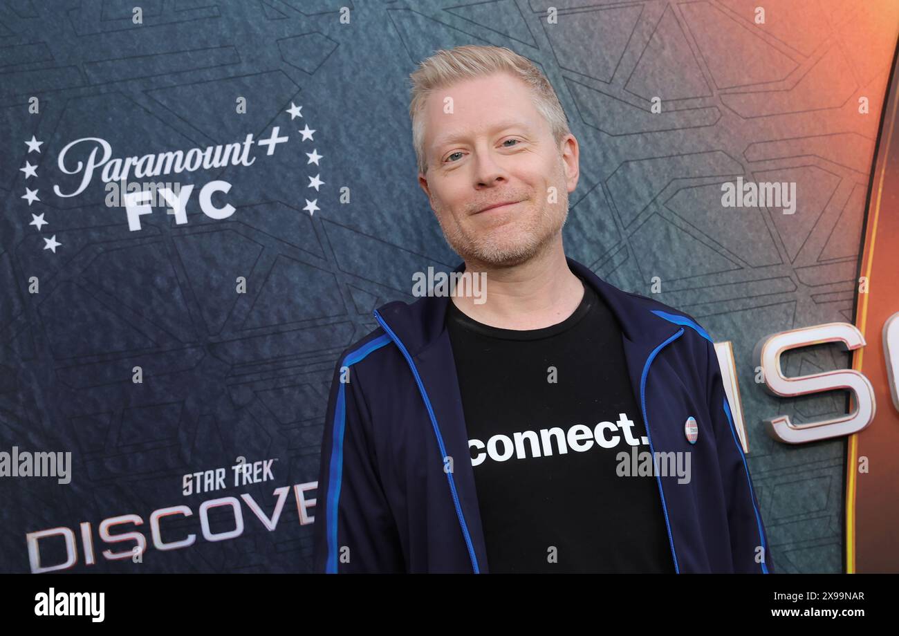 BEVERLY HILLS, CALIFORNIA - maggio 29: Anthony Rapp al Paramount 'Star Trek: Discovery' FYC e evento finale al Wallis Annenberg Center for the Performing Arts di Beverly Hills, California, il 29 maggio 2024. Crediti : Faye Sadou/MediaPunch Foto Stock