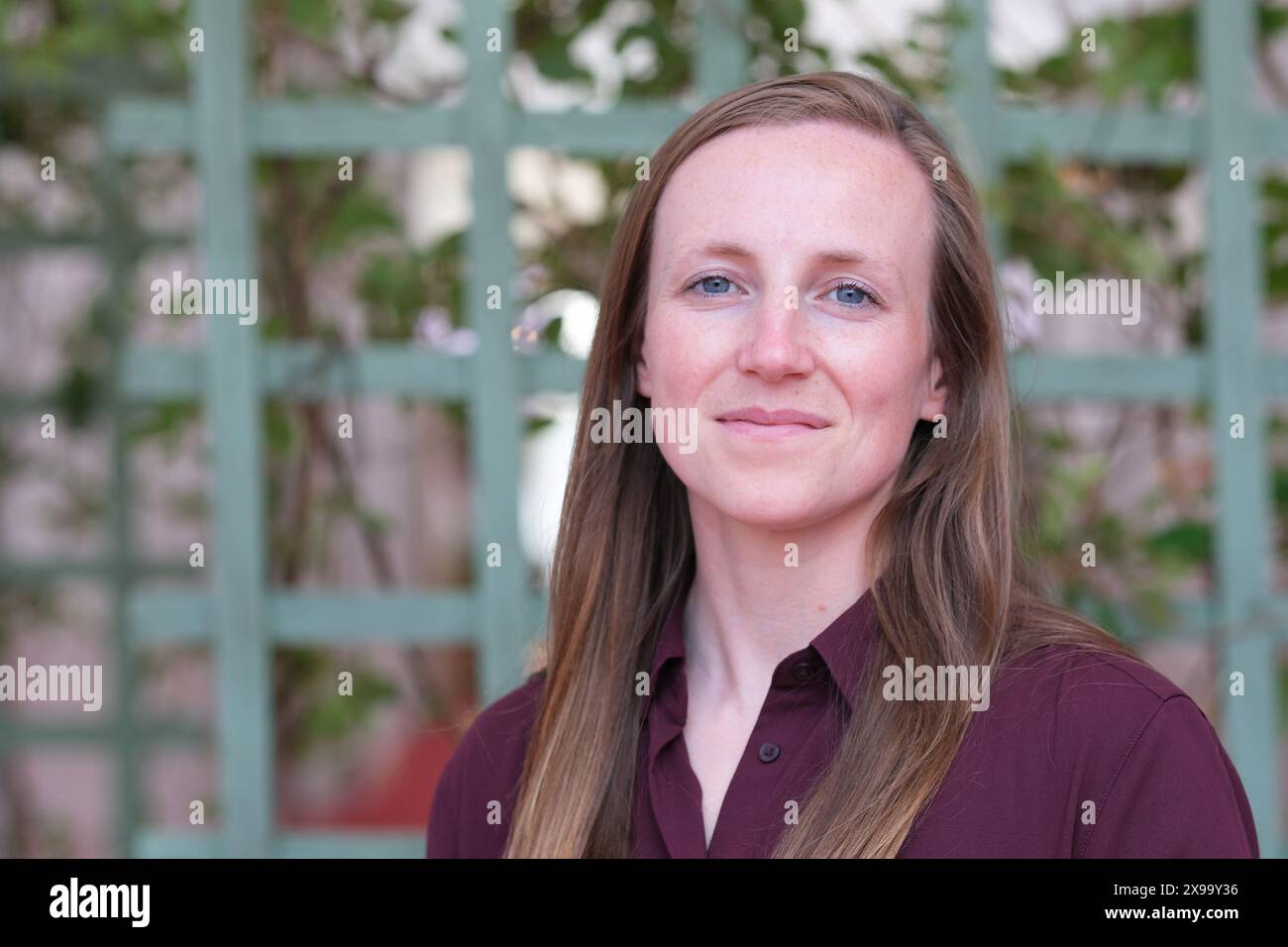 Hay Festival, Hay on Wye, Powys, Galles, Regno Unito – giovedì 30 maggio 2024 – Hannah Ritchie data scientist presso Hay - Photo Steven May / Alamy Live News Foto Stock