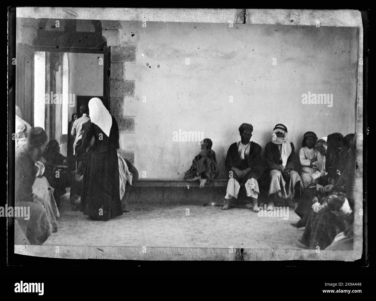 Rifugiati palestinesi. Novembre 1918. Foto Stock