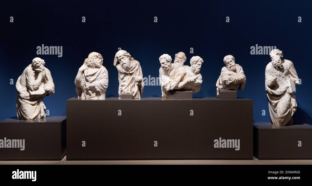 Damià Forment, Dormizione della Vergine, 1534-1537, Museo Nazionale di Arte Catalana, Museu Nacional d'Art de Catalunya, MNAC, Barcellona, Spagna, Europa. Foto Stock