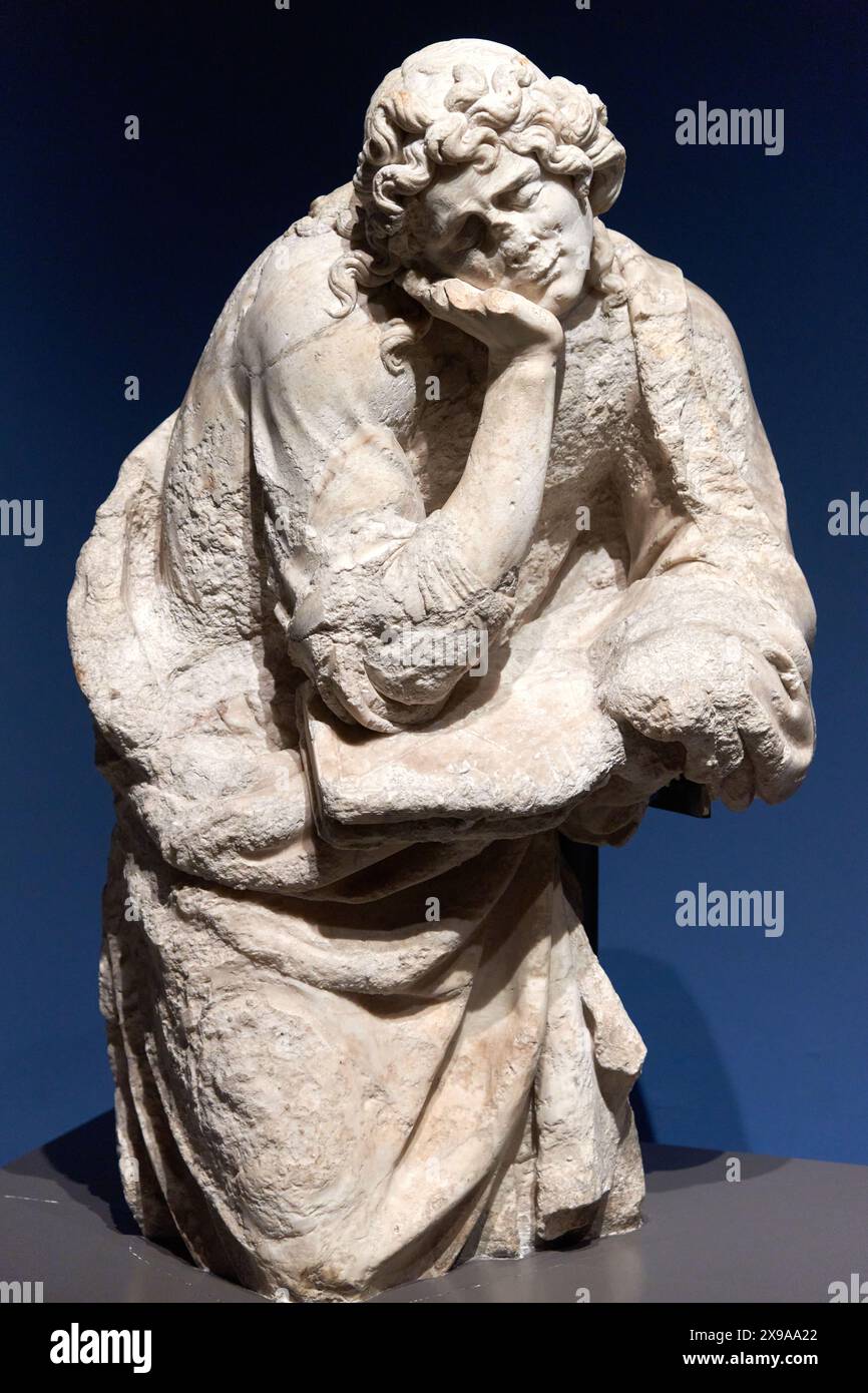 Damià Forment, Dormizione della Vergine, 1534-1537, Museo Nazionale di Arte Catalana, Museu Nacional d'Art de Catalunya, MNAC, Barcellona, Spagna, Europa. Foto Stock