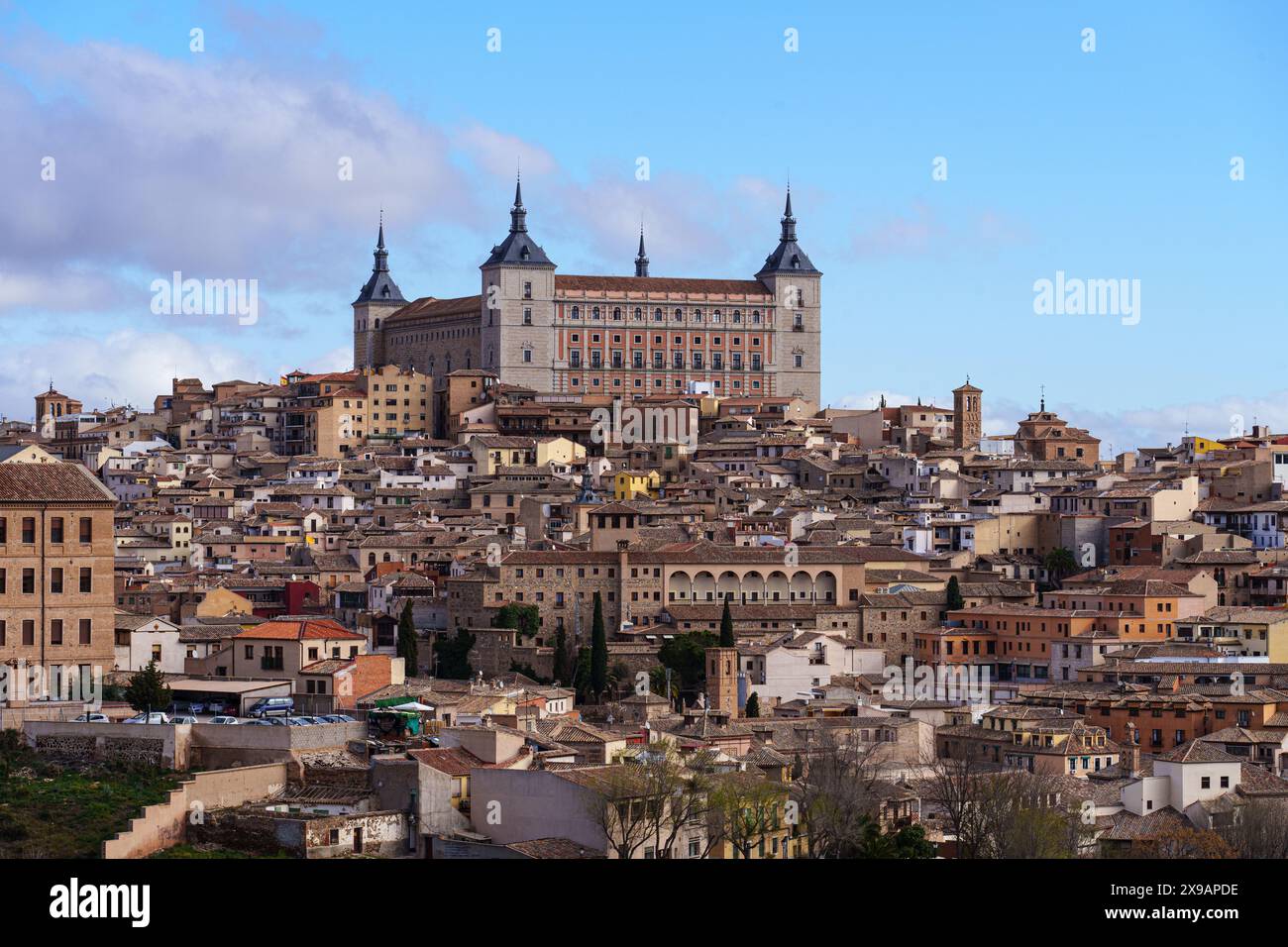 Castello di Toledo - Alcazar de Toledo Foto Stock