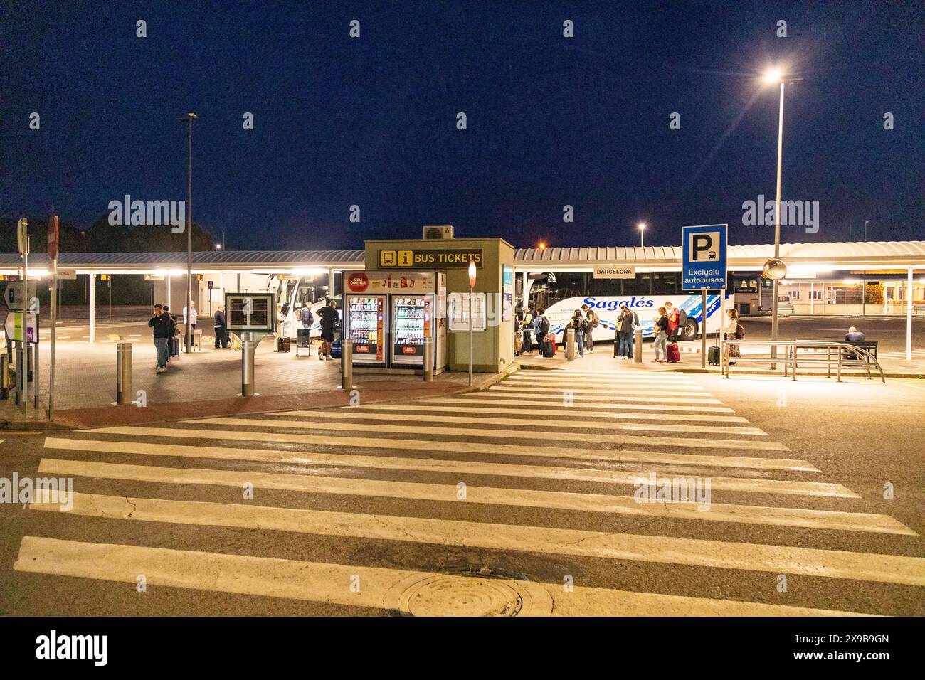 Aeroporto di Girona Foto Stock