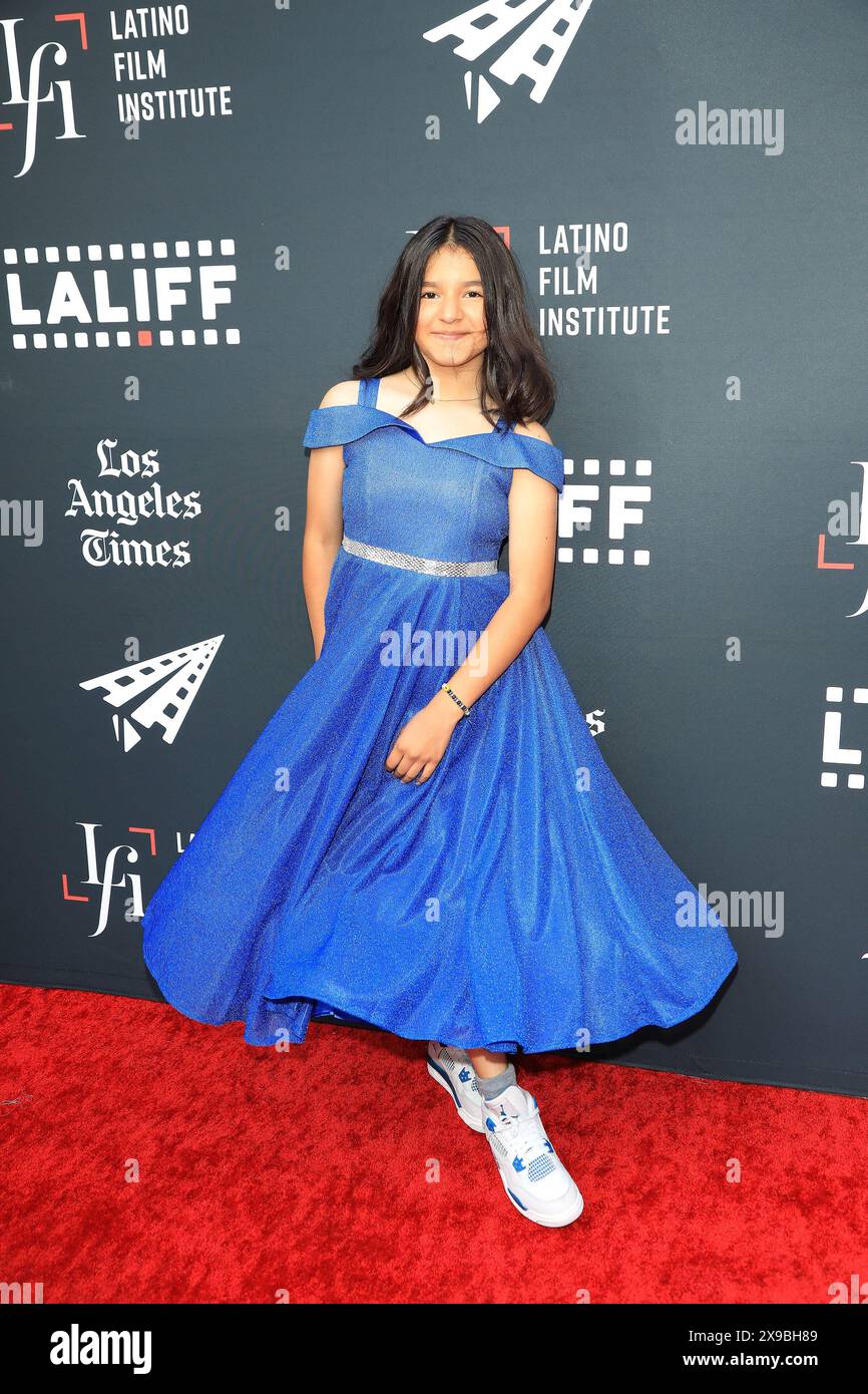 29 maggio 2024, Los Angeles, California, USA: Dreya Castillo alla prima di in the Summers durante la serata di apertura del LA Latino Film Festival al TCL Chinese Theatre IMAX (Credit Image: © Nina Prommer/ZUMA Press Wire) SOLO PER USO EDITORIALE! Non per USO commerciale! Foto Stock