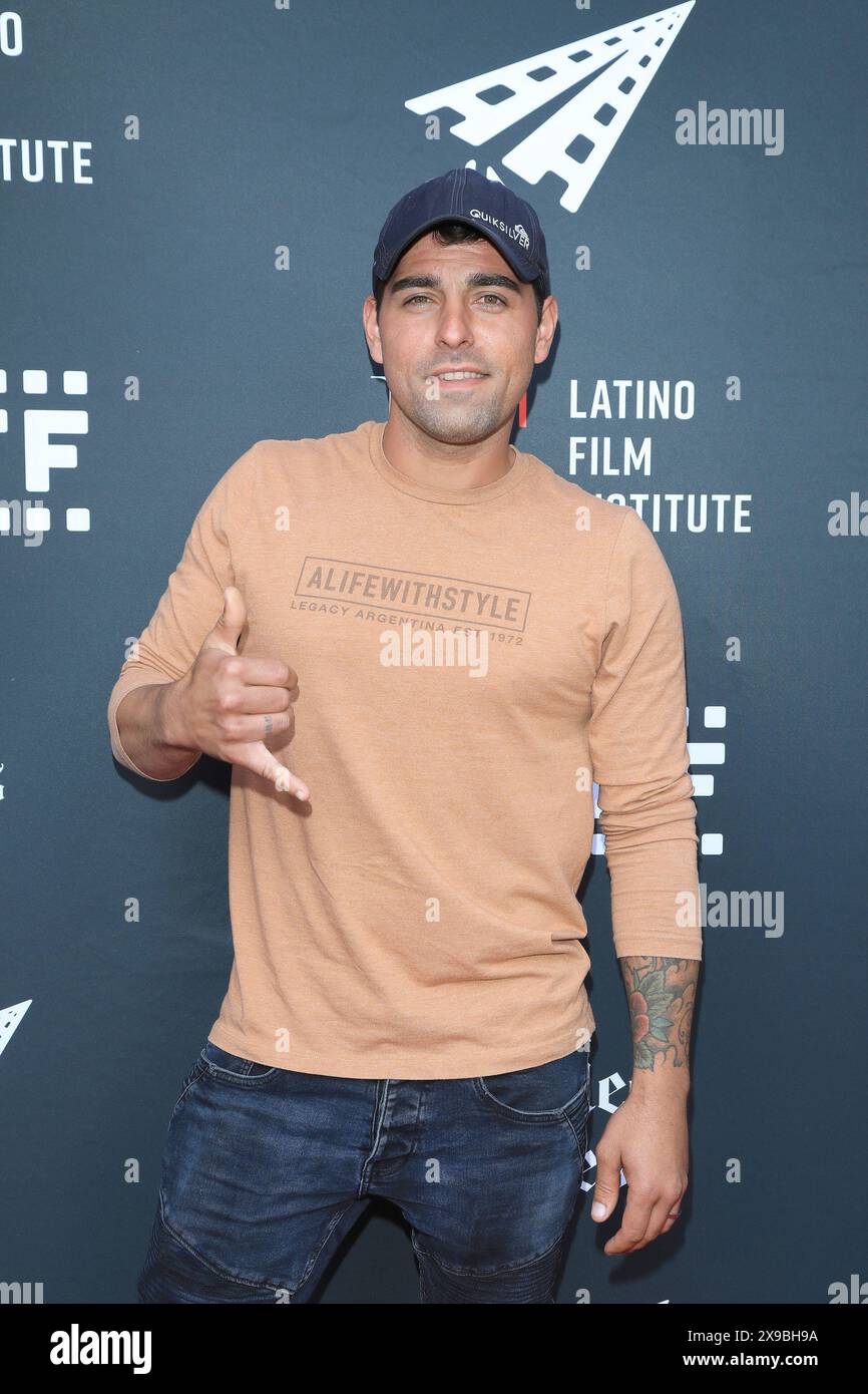 29 maggio 2024, Los Angeles, California, Stati Uniti: Francisco Abad Garcia alla prima di in the Summers durante la serata di apertura del LA Latino Film Festival al TCL Chinese Theatre IMAX (Credit Image: © Nina Prommer/ZUMA Press Wire) SOLO USO EDITORIALE! Non per USO commerciale! Foto Stock