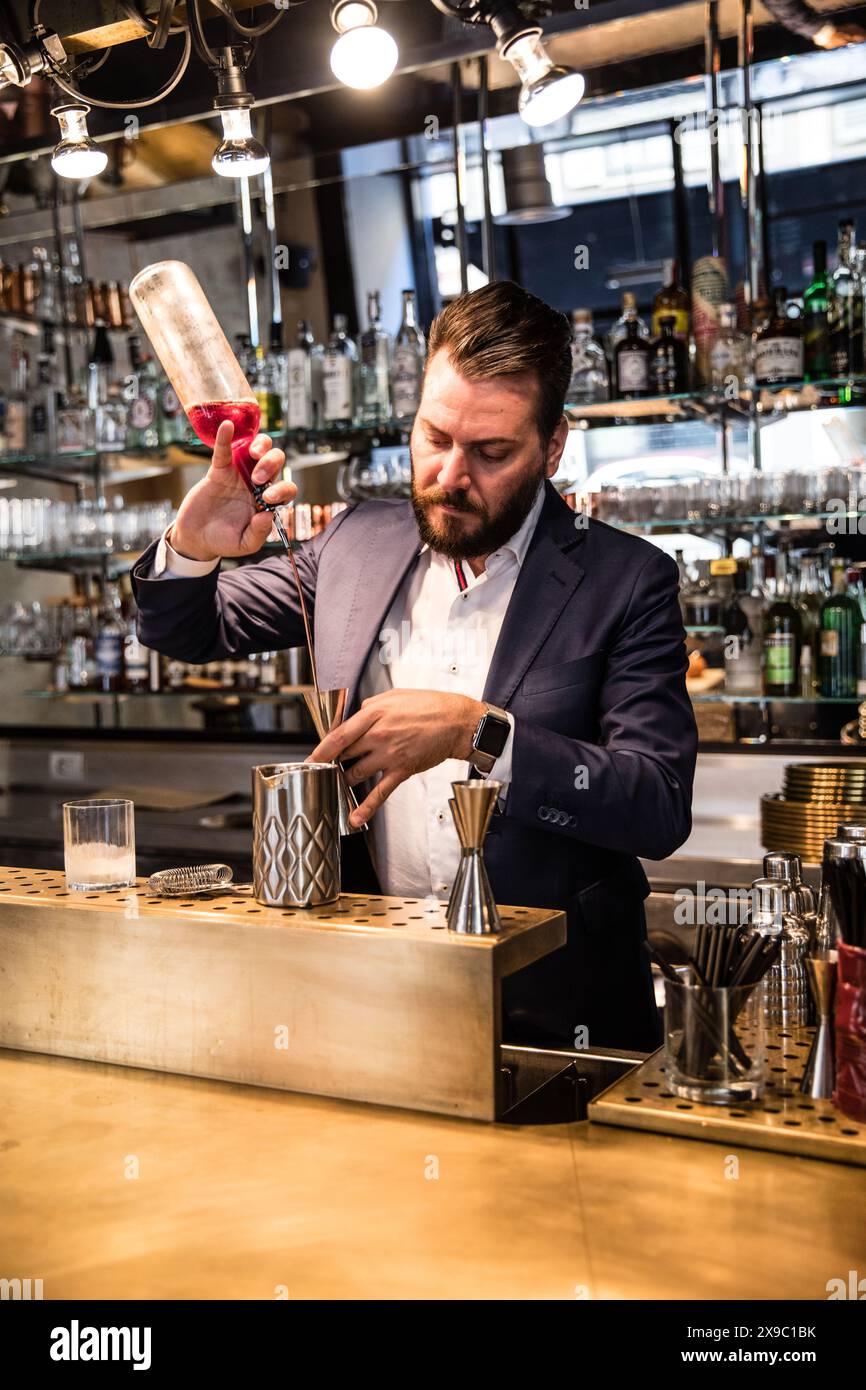 Cocktail Bar, Milano, Italia Foto Stock