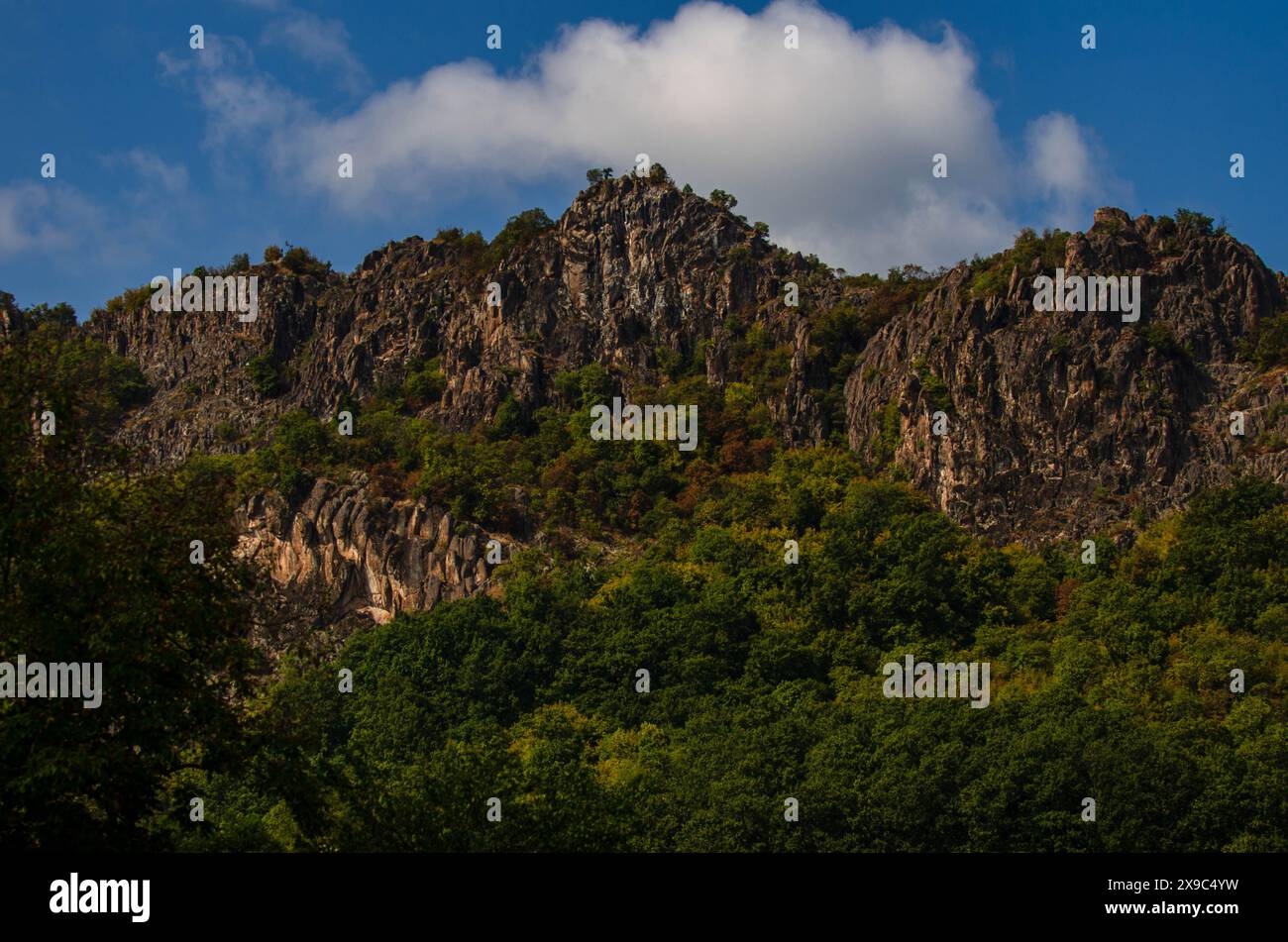Guardare prima di conquistare Foto Stock