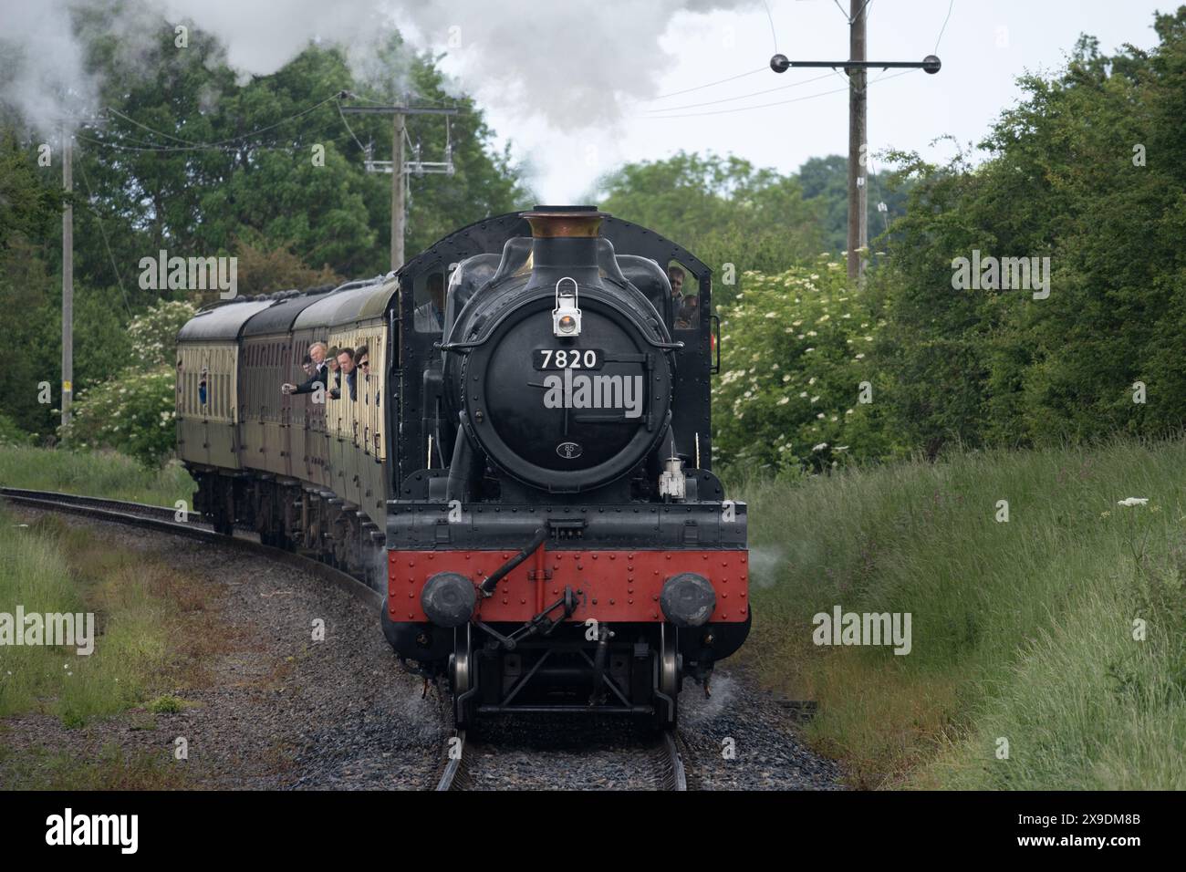 7820 "Dinmore Manor", GWSR, Gloucestershire, Regno Unito Foto Stock