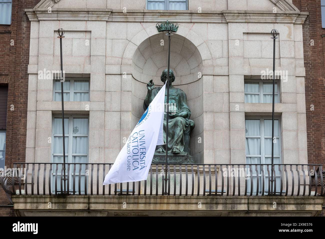 Milano, Italia. 31 maggio 2024. Comunicazione del Rettore Franco anelli all'Università Cattolica - Cronaca - Milano, Italia - Venerdì, 30 maggio 2024 (foto Stefano porta/LaPresse) commemorazione del Rettore Franco anelli all'Università Cattolica - venerdì 30 maggio 2024 (foto Stefano porta/LaPresse) crediti: LaPresse/Alamy Live News Foto Stock