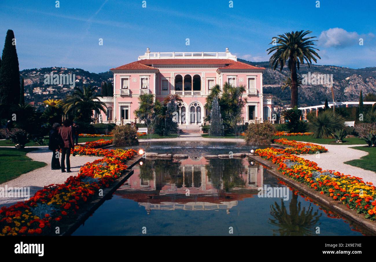 Francia Provenza Costa Azzurra, Cap Ferrat, Saint Jean, Villa Ephrussi de Rothschild. Foto Stock