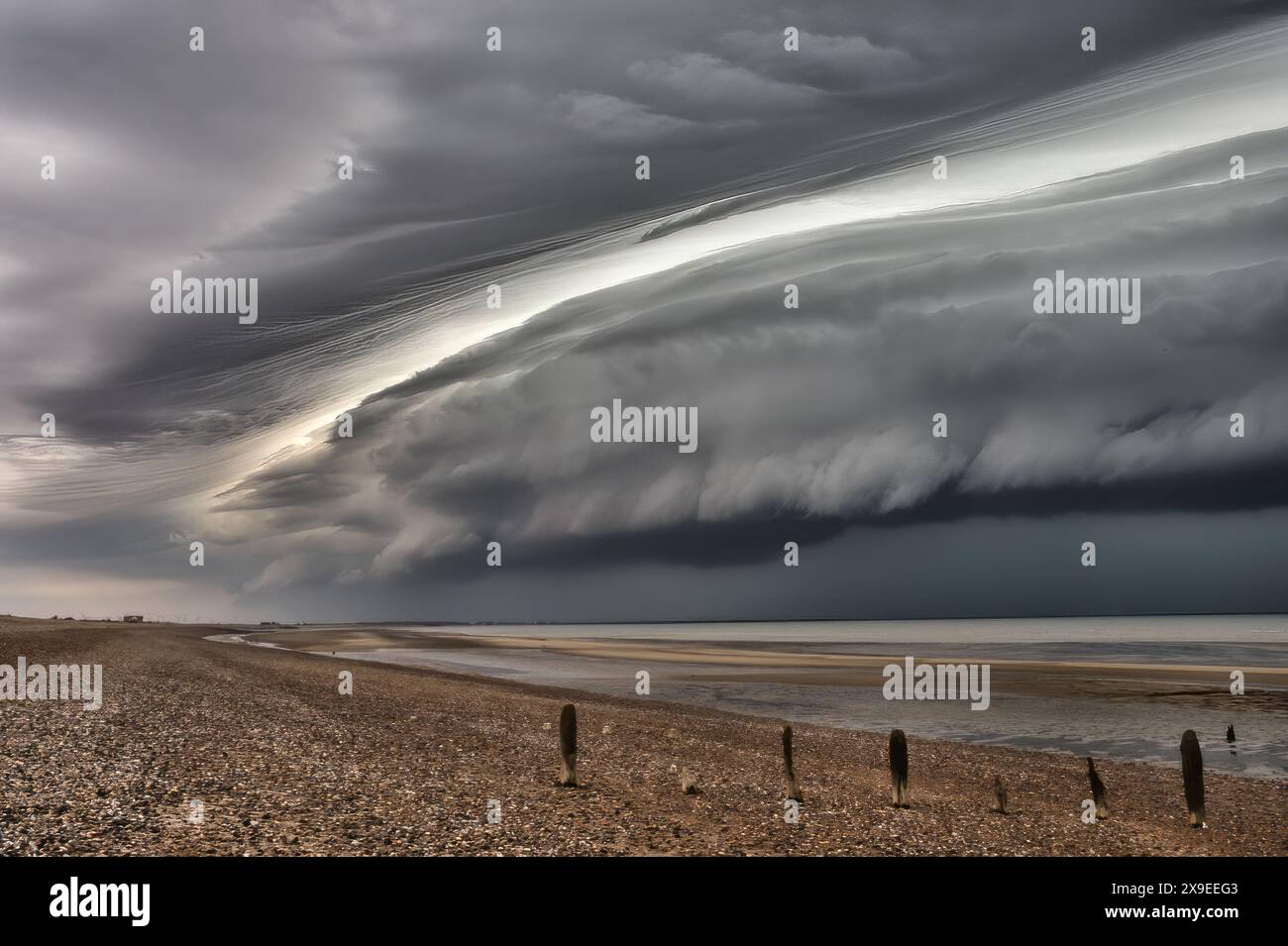 Shelf Cloud Foto Stock