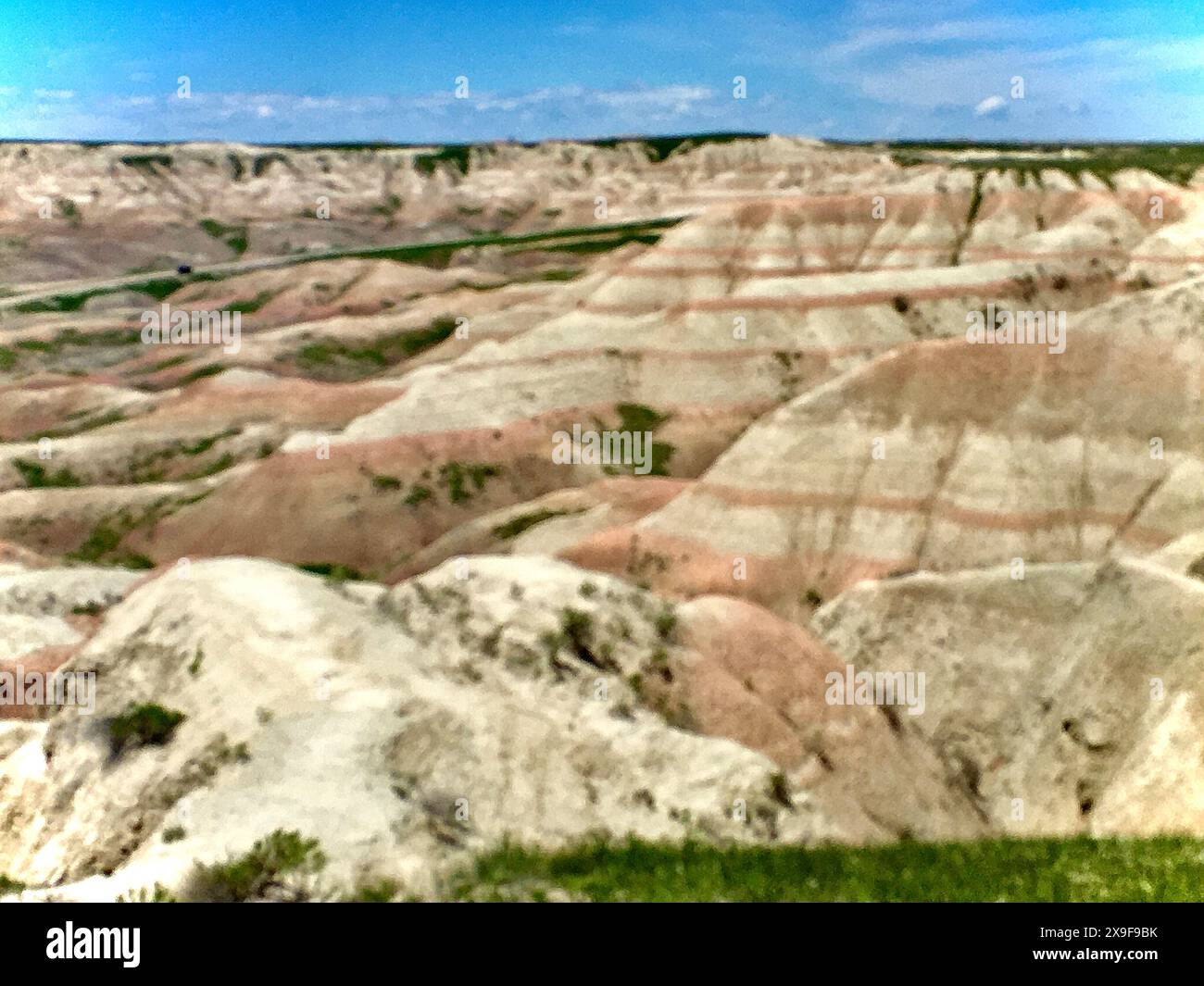 Badlands National Park, S. Dakota. Foto Stock