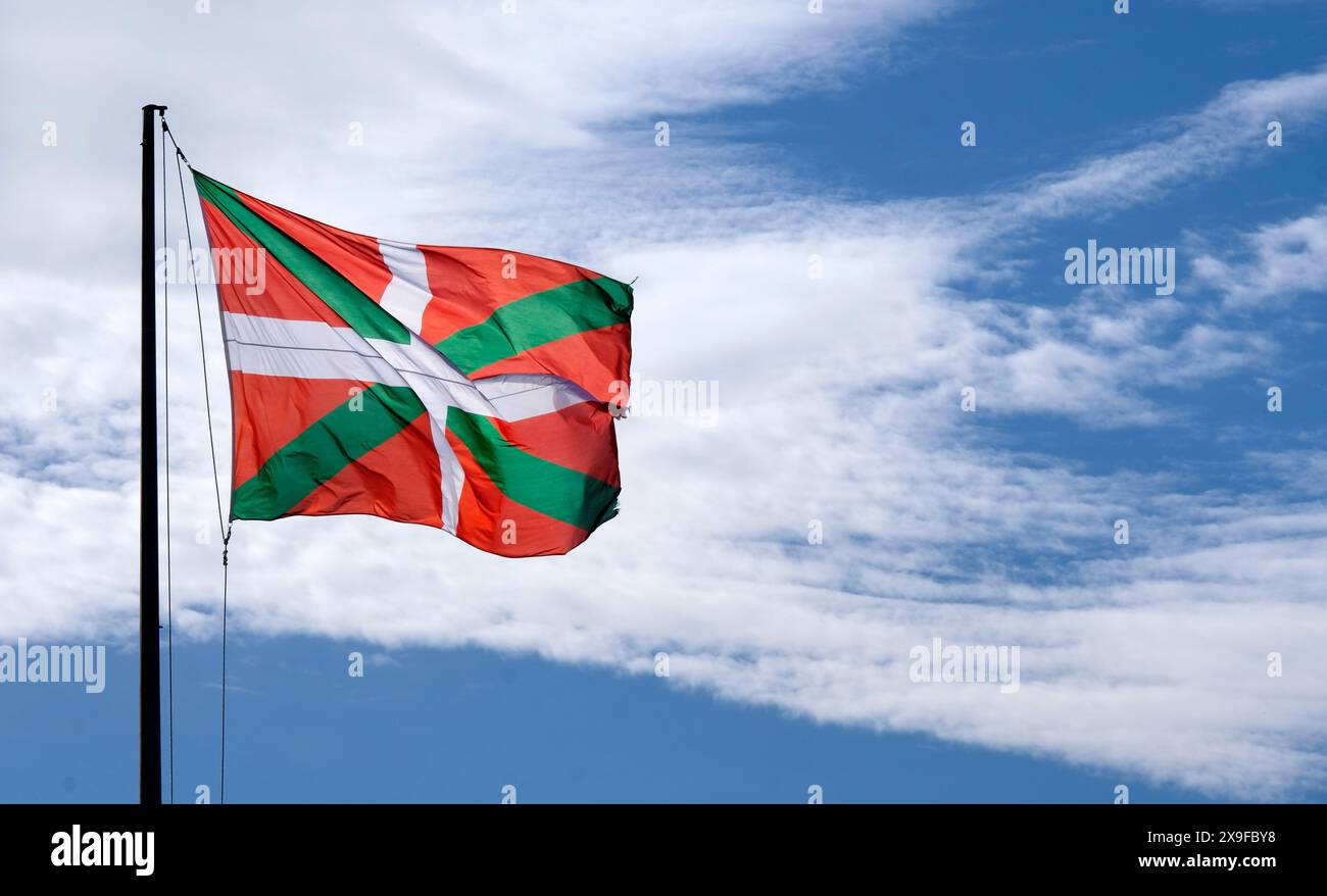 Toppa Stemma Ricamata Stampa Termoadesivo Bandiera Croce Basco Euskadi - Foto 6