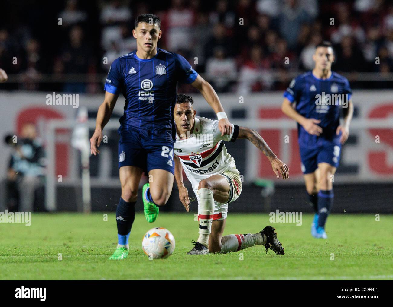 São Paolo (SP), Brasile, 29 maggio 2024 - Coppa calcio / Libertadores 2024 - partita tra São Paolo e Talleres (ARG) per il sesto turno del gruppo Foto Stock