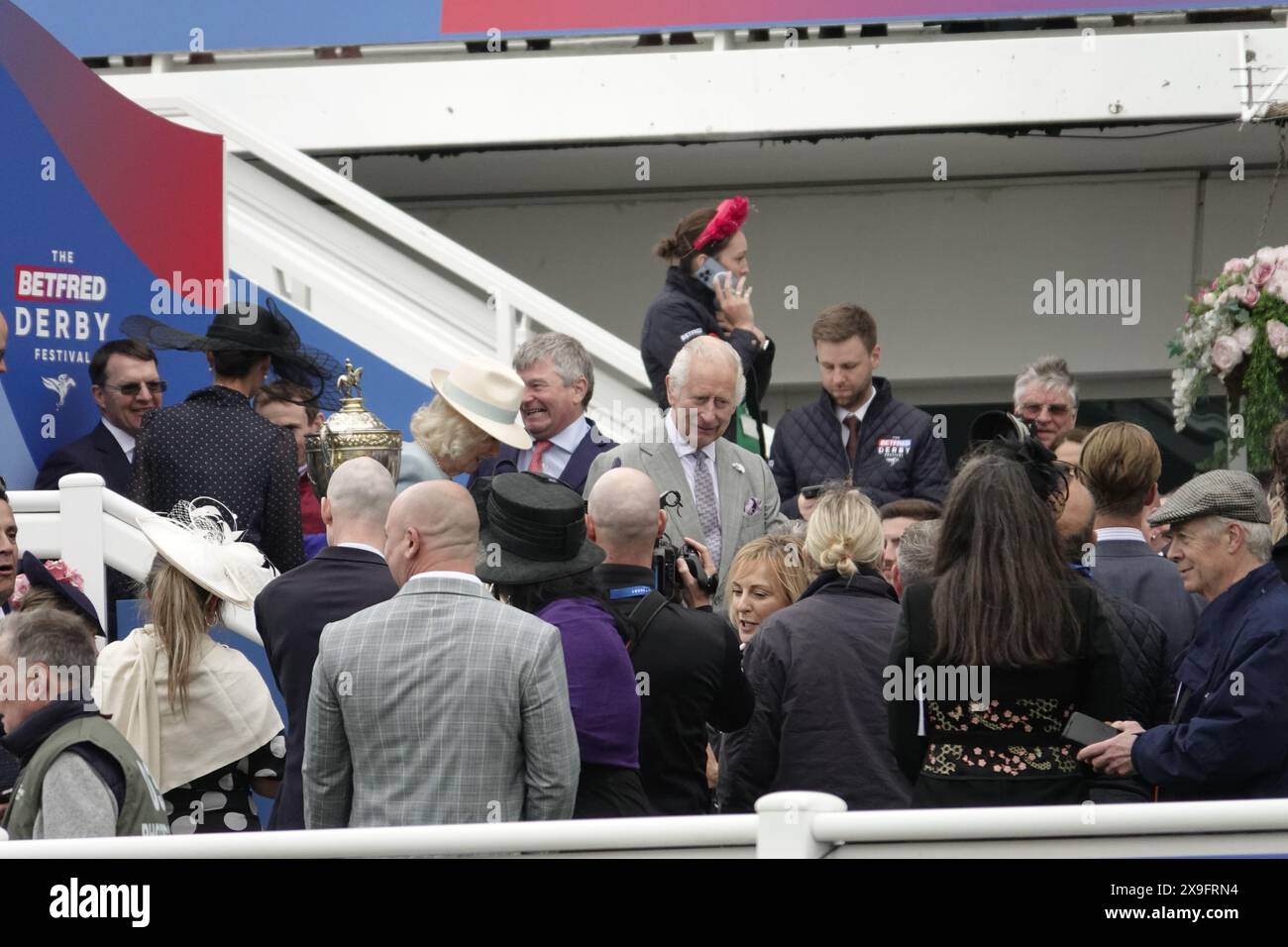 Epsom, Surrey, Regno Unito. 31 maggio 2024. Al Betfred Oaks, corri per più di un chilometro e mezzo su Epsom Downs. Crediti: Motofoto/Alamy Live News Foto Stock