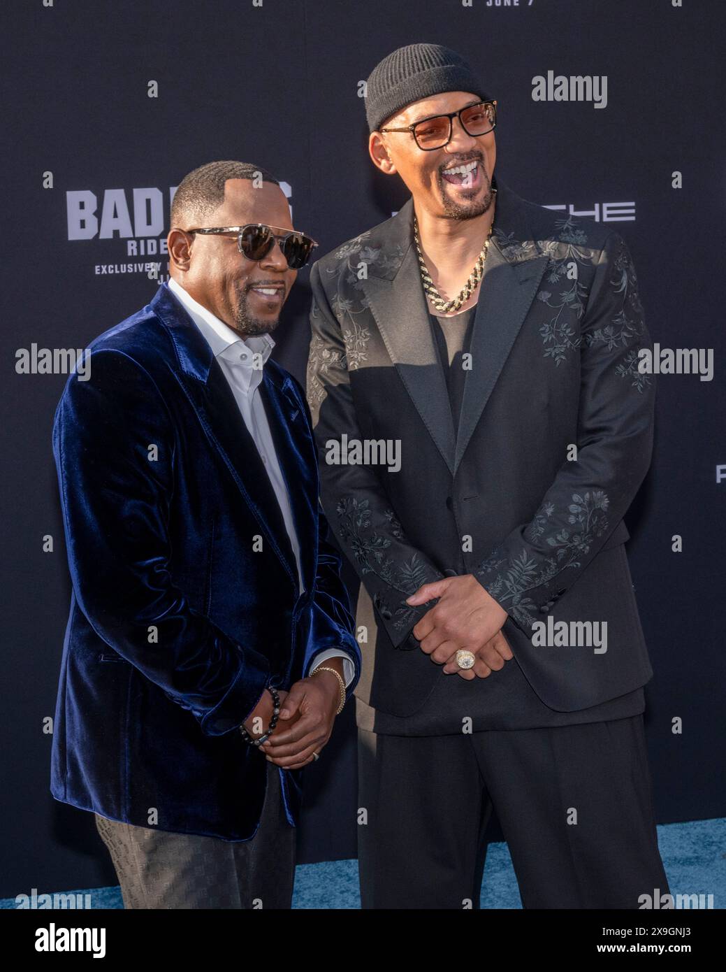 30 maggio 2024, Hollywood, California, Stati Uniti: Martin Lawrence e Will Smith partecipano alla prima di Los Angeles della Columbia Pictures ''Bad Boys: Ride or Die' (immagine di credito: © Billy Bennight/ZUMA Press Wire) SOLO PER USO EDITORIALE! Non per USO commerciale! Foto Stock