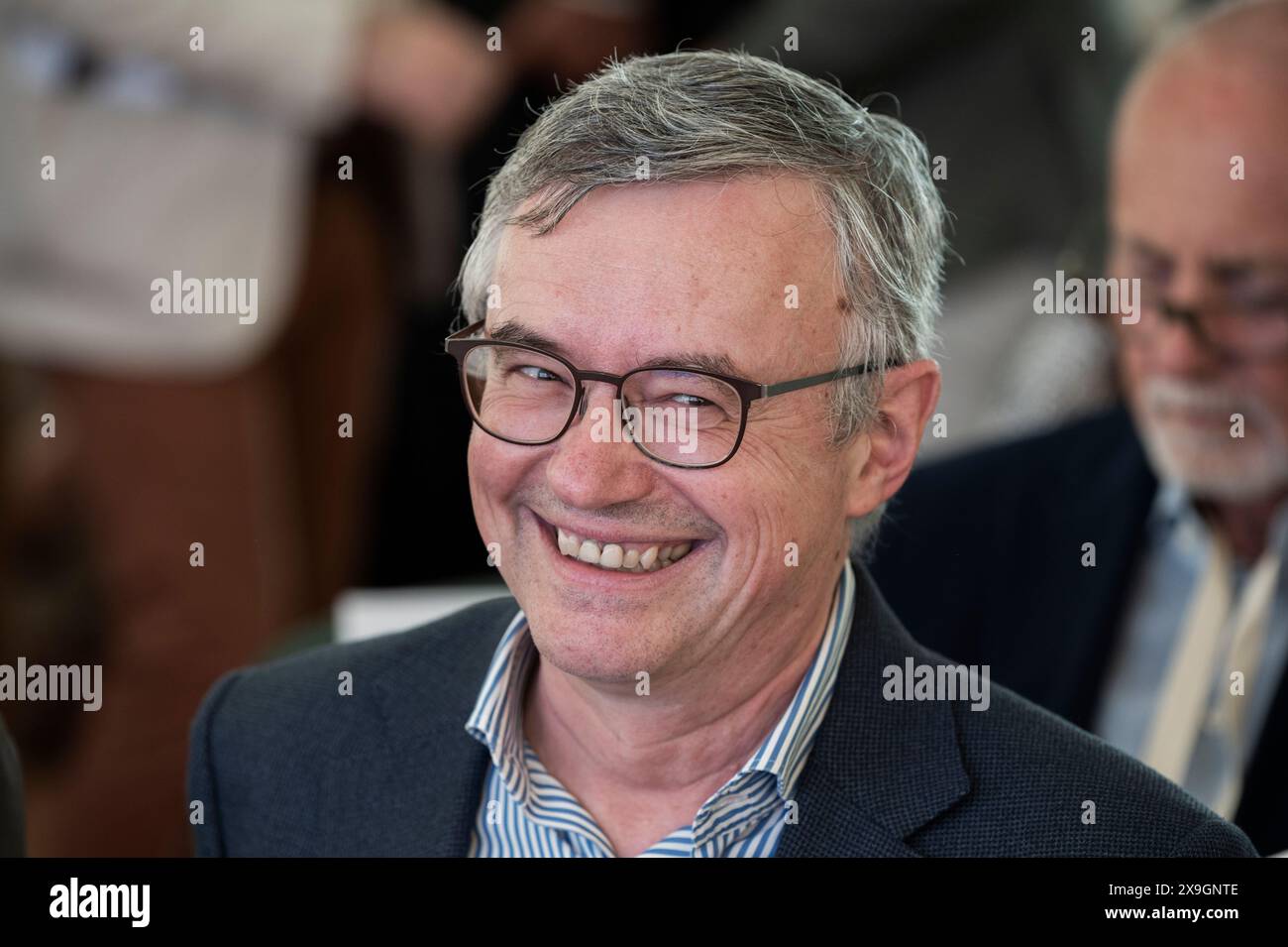 Lo storico italiano e professore universitario Alessandro Barbero, famoso autore di numerosi libri Foto Stock