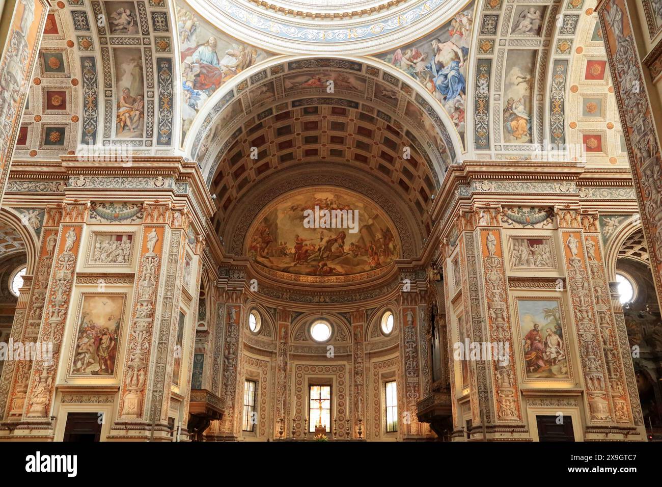 Basilica di Mantova, Italia. Basilica di Sant'Andrea, Mantova Foto Stock