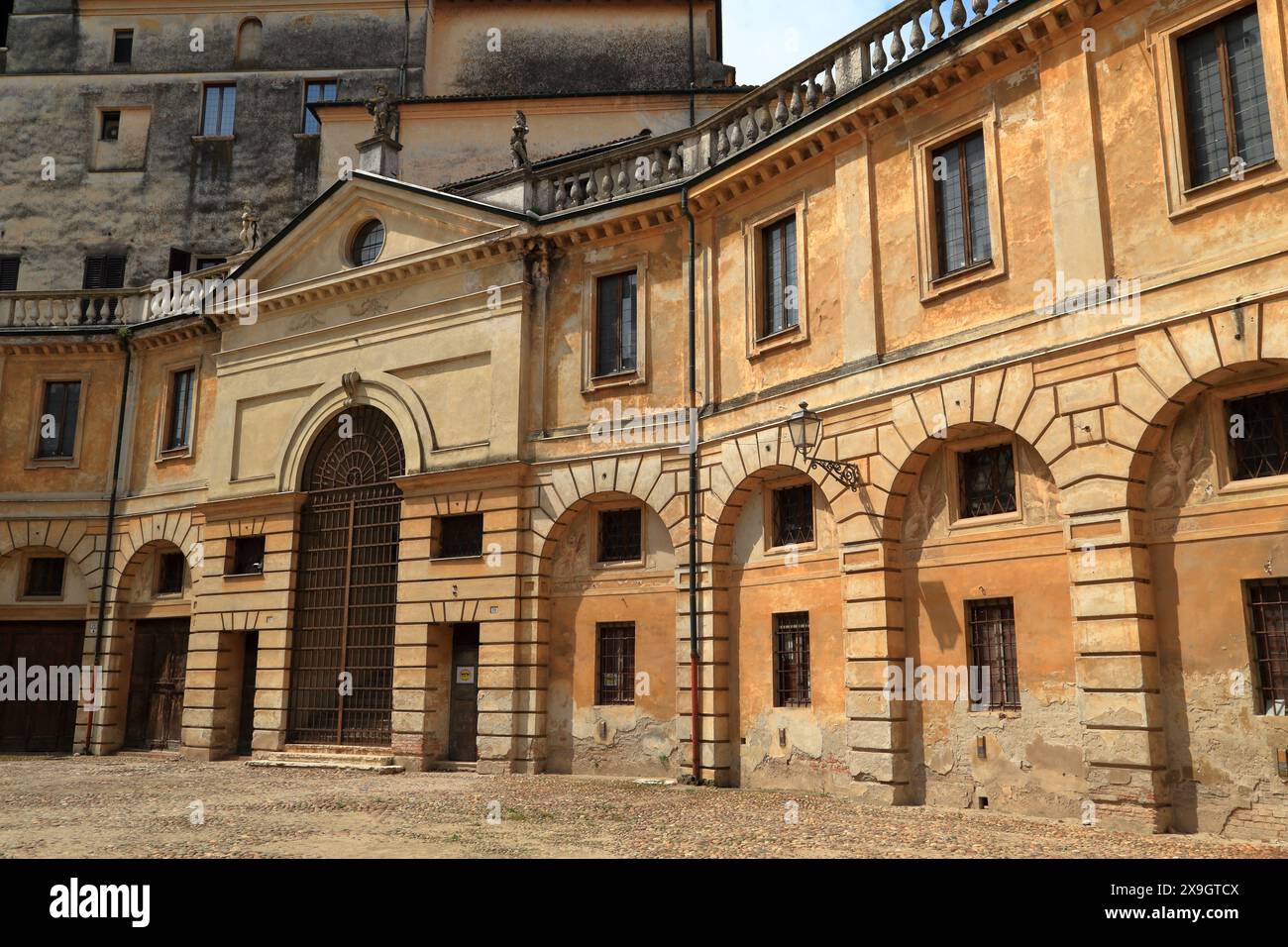 Piazza Santa Barbara, Mantova, Mantova Italia Foto Stock