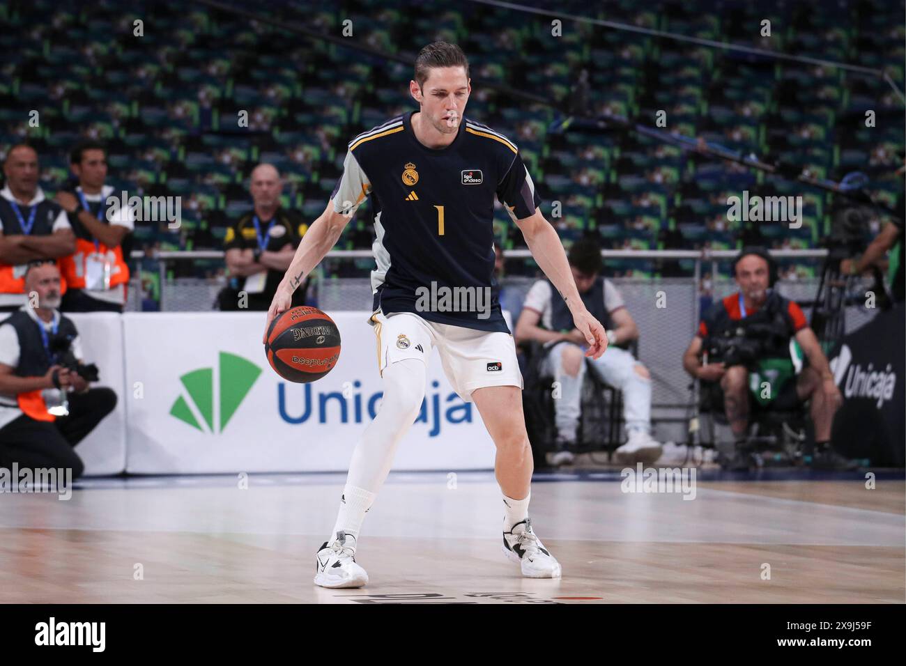 Liga Endesa ACB, play-off, semifinali, partita 2: Real Madrid vs FC Barcelona al WiZink Center di Madrid. 31 maggio 2024 900/Cordon Press Foto Stock