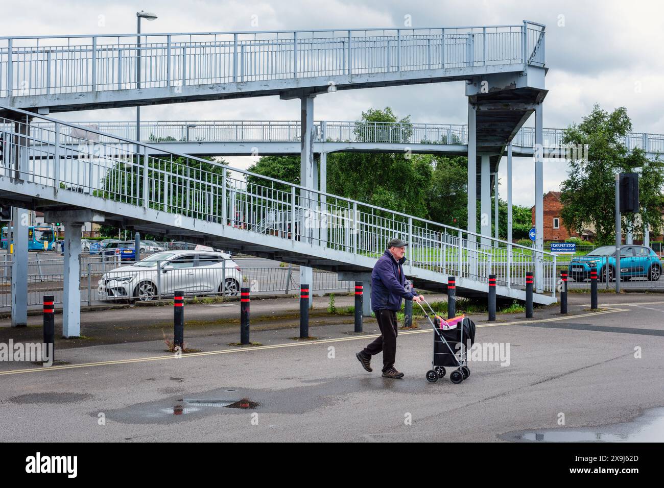 Il ponte Spider, Harvey Road, Allenton, Derby Foto Stock