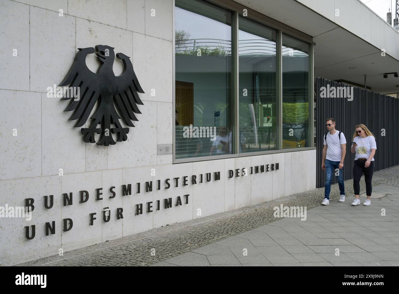 Bundesministerium des Innern und für Heimat, Zentrale, Alt-Moabit, Mitte, Berlino, Germania Foto Stock