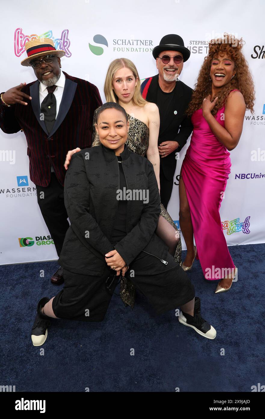 LOS ANGELES, CA - MAGGIO 31: Cedric the Entertainer, Raven Symone, Miranda Maday, Howie Mandel e Tiffany Haddish at Tiffany Haddish's Adult PROM: A Night Under the Stars at the Beehive by sola Impact a Los Angeles, California, il 31 maggio 2024. Crediti: Faye Sadou/MediaPunch crediti: MediaPunch Inc/Alamy Live News Foto Stock