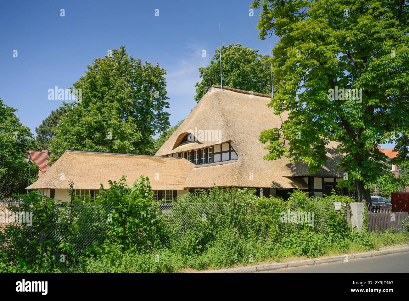 U-Bahnhof Dahlem Dorf, Königin-Luise-Straße, Dahlem, Steglitz-Zehlendorf, Berlino, Deutschland Foto Stock