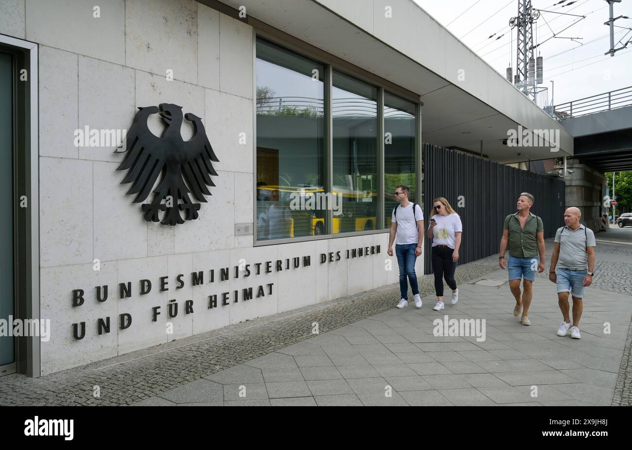 Bundesministerium des Innern und für Heimat, Zentrale, Alt-Moabit, Mitte, Berlino, Germania Foto Stock