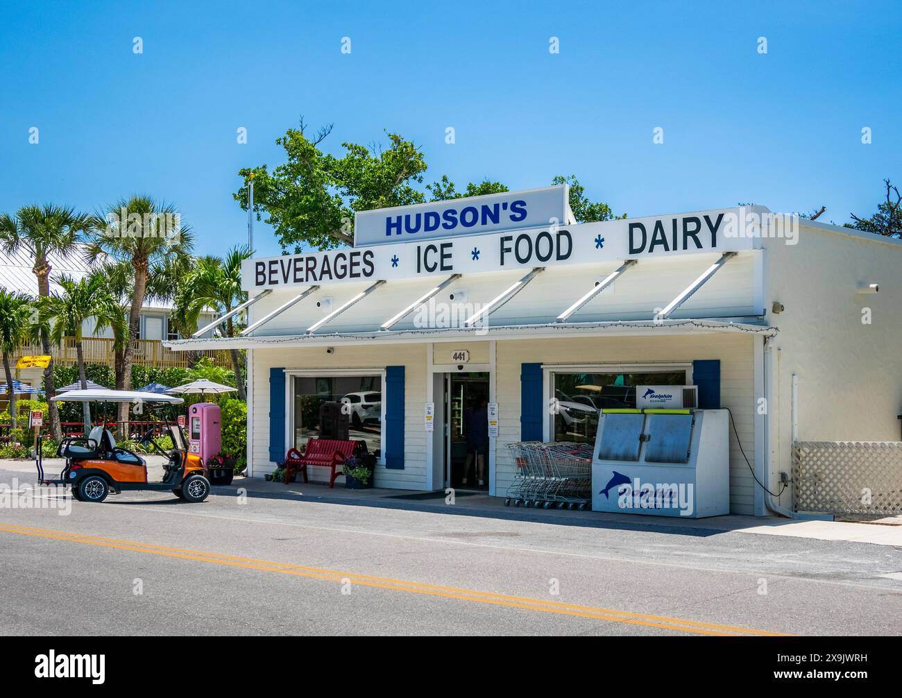 Boca grande sull'isola di Gasparilla, sulla costa sud-occidentale della Florida nel Golfo del Messico, negli Stati Uniti Foto Stock